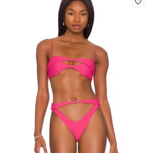 No Words Hot Pink Top and Bottom - Lovers and Friends